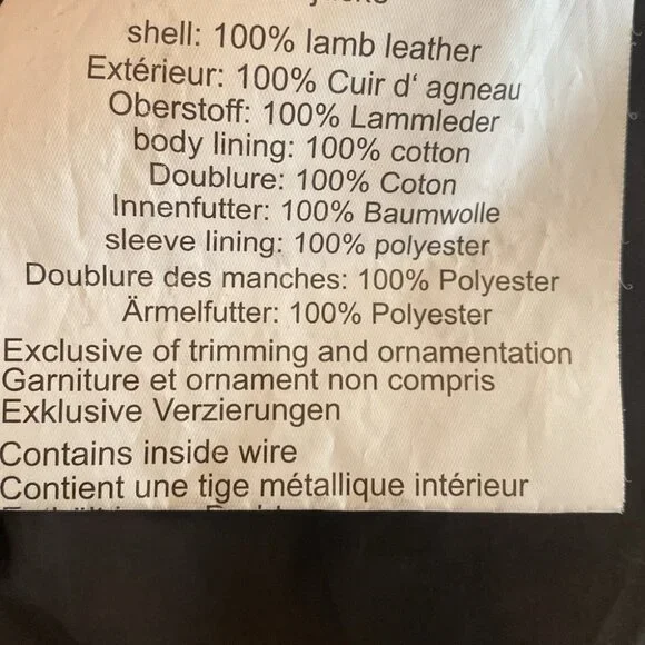 SOLD Mauritius Lamb Leather Moto Jacket Denim Blue - Picture 14 of 16